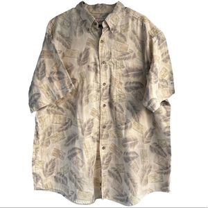 Woolrich Hawaiian style short sleeve button up size 2xl